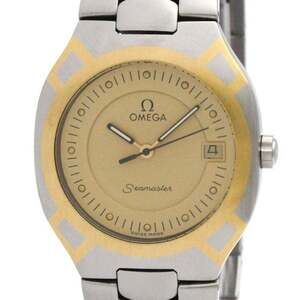 OMEGA Seamaster Polaris 18K Gold Steel Mens Watch 396.1022 Polished